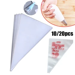 10/20pcs Disposable Pastry Bags DIY Cake Cream Decoration Piping Bag Icing Bag Baking Supplies Pastry Sleeves Accessories