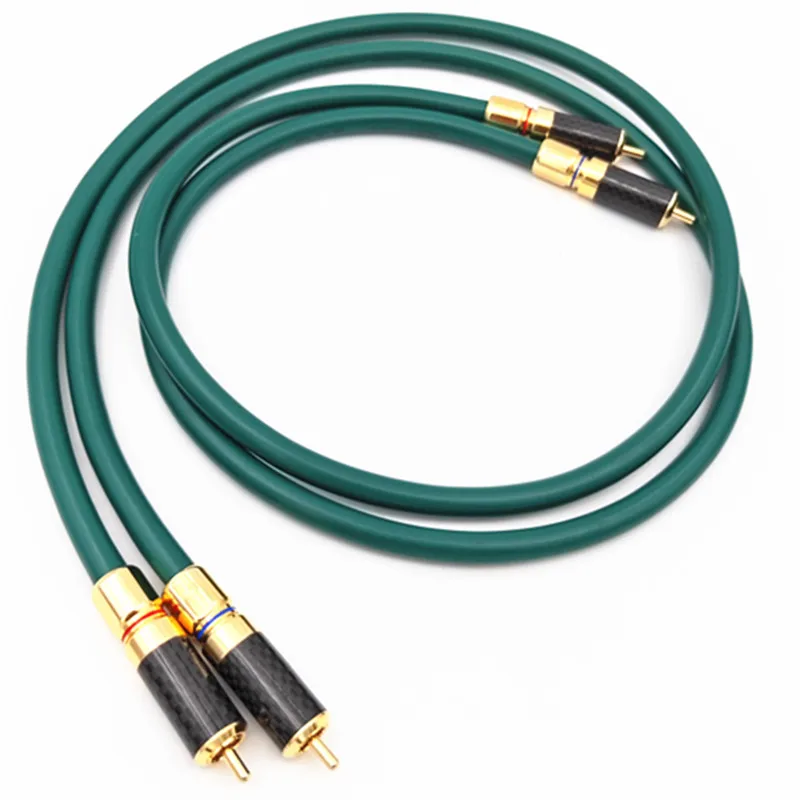 

220 OCC Single Crystal Copper Fired Signal Wire Audio Wire Encryption Shielding Gold plated carbon fiber thread