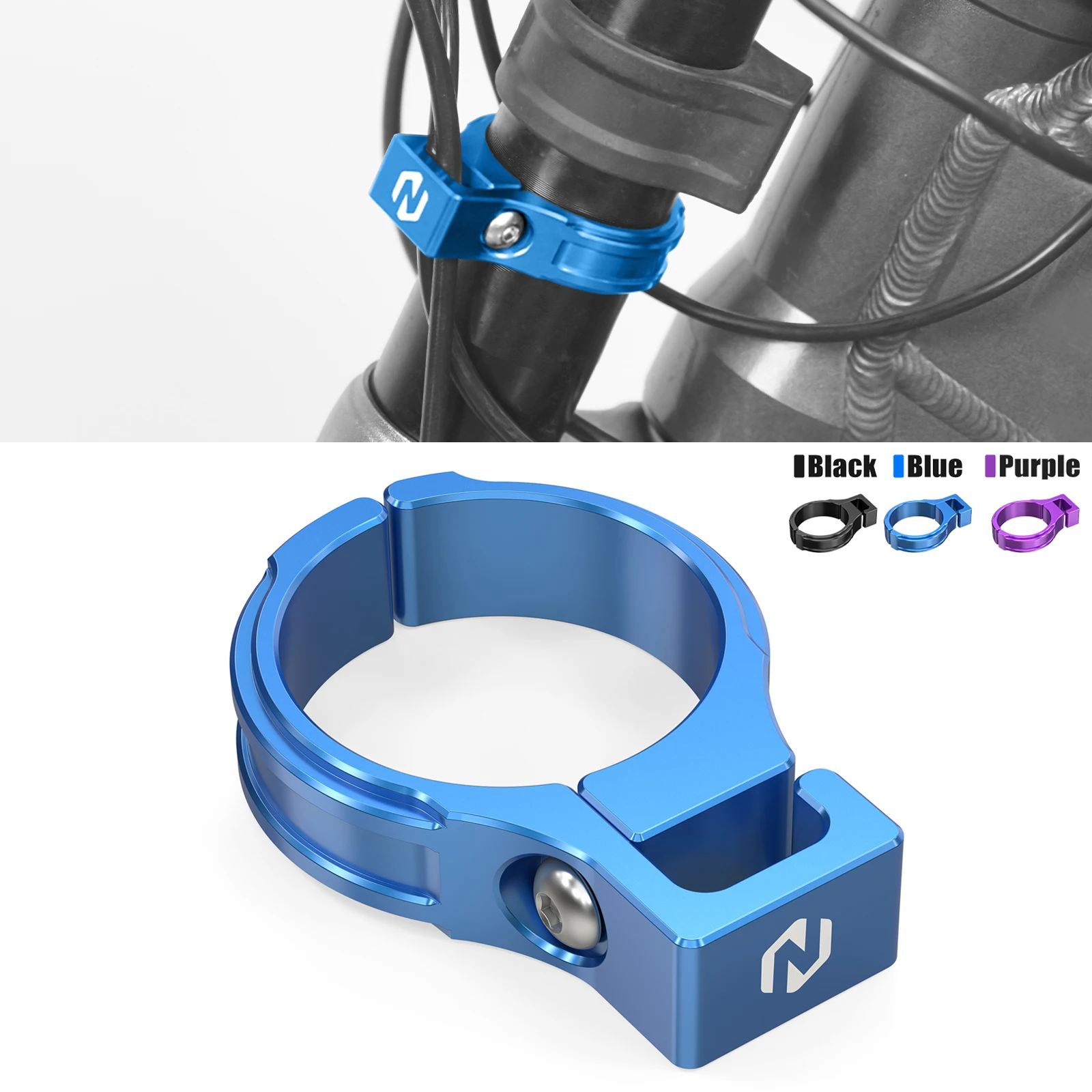 

NICECNC For Sur-Ron Surron Light Bee X S L1E Segway X160 X260 Front Fork Hose Brake Line Holder Cable Clamp Electric Dirt Bike
