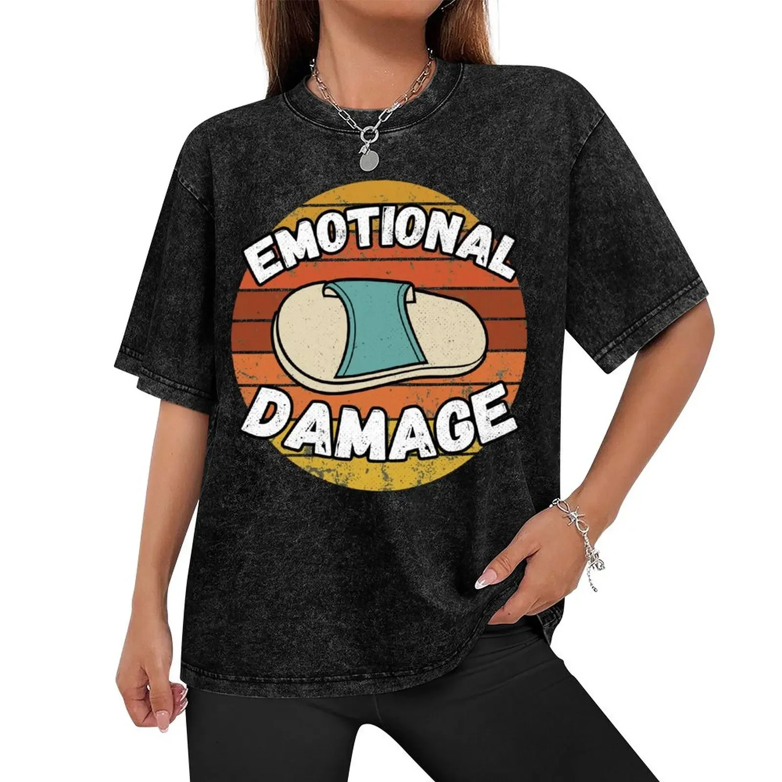 Emotional damage T-Shirt aesthetic clothes quick-drying fitted t shirts for men