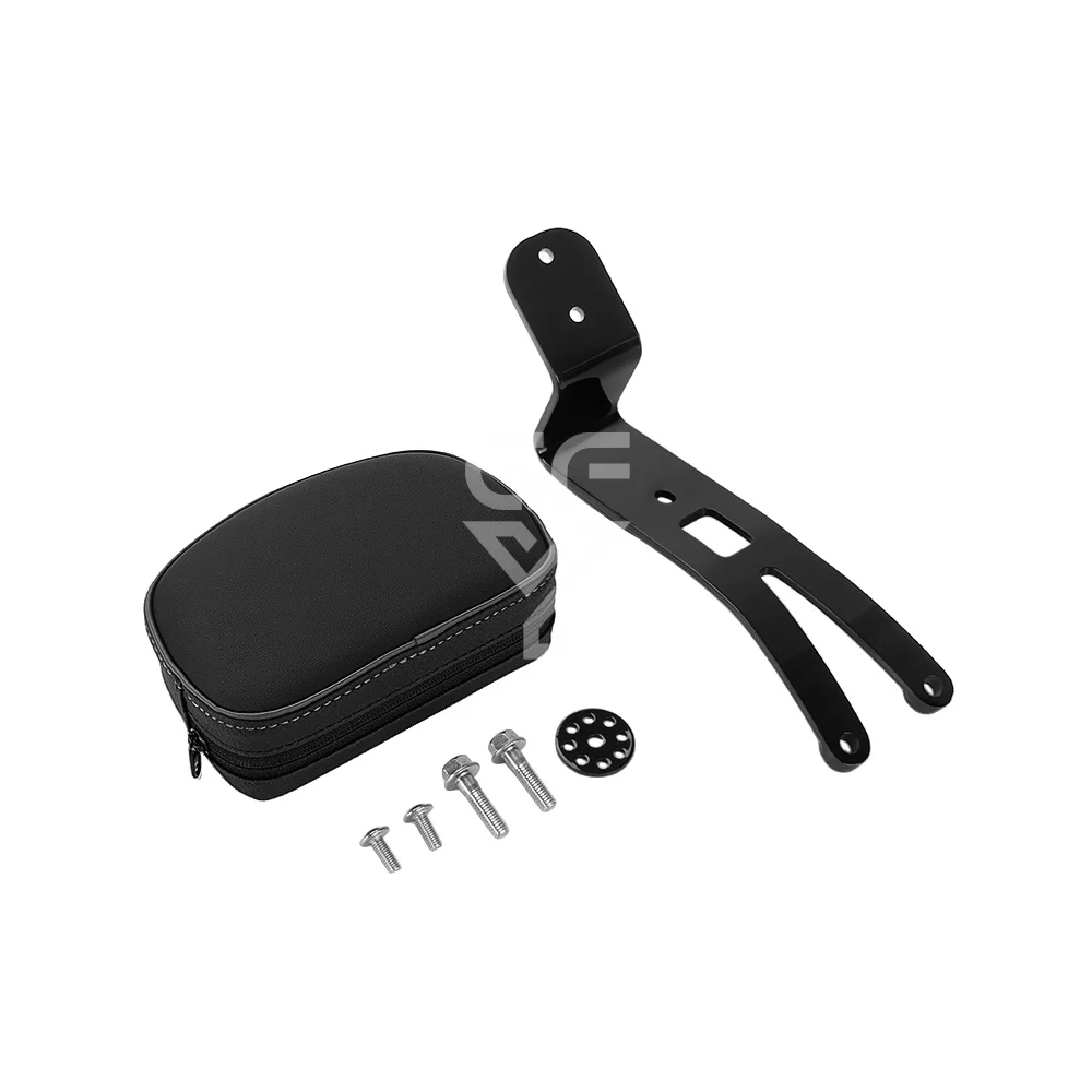 For Indian Scout Bobber 2025 Scout Classic / Sixty Bobber Motorcycle Lower Profile Rider Backrest With PU Leather Pad Bolt-on