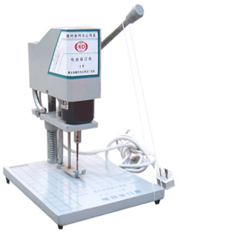 XD-3 Desktop Electric Binding Machine 45mm Thickness With 4mm Single Hole Punching Equipment