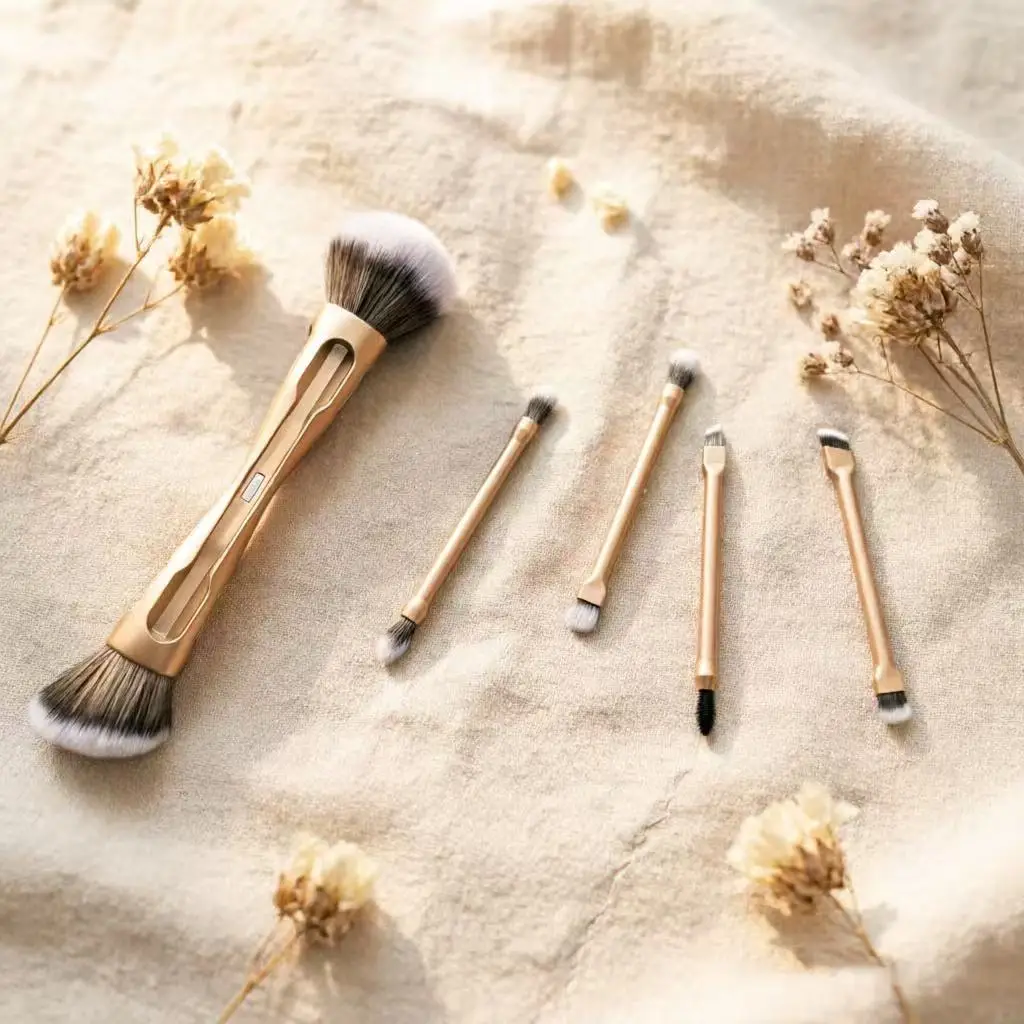 ylovely-10in1-ソフト合成毛メイクブラシセット-マグネット付き-高品質プラスチック製-パウダー・コントゥア・ブレンディング・アイシャドウキット