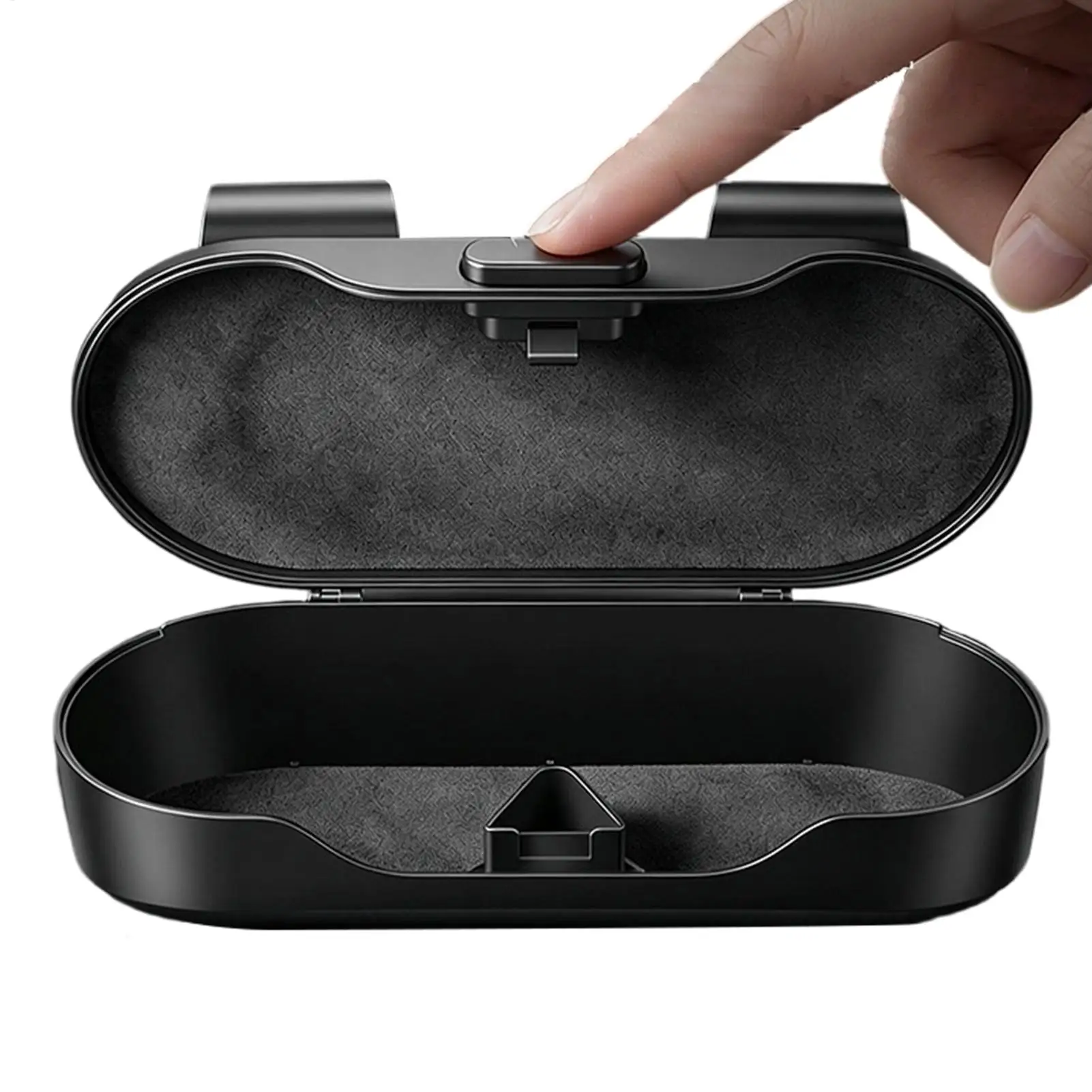 Car Visor Sunglasses Holder Vehicle Eyeglass Storage Case for Truck Sedan SUV Daily Commuting Road Trip Driving Offroad ﻿