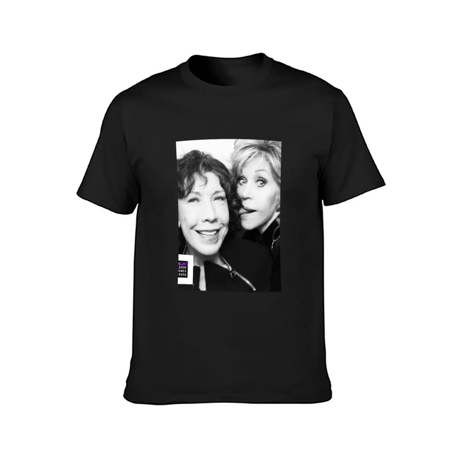 Jane Fonda and Lily Tomlin T-Shirt quick-drying Short sleeve tee plain clothes for men