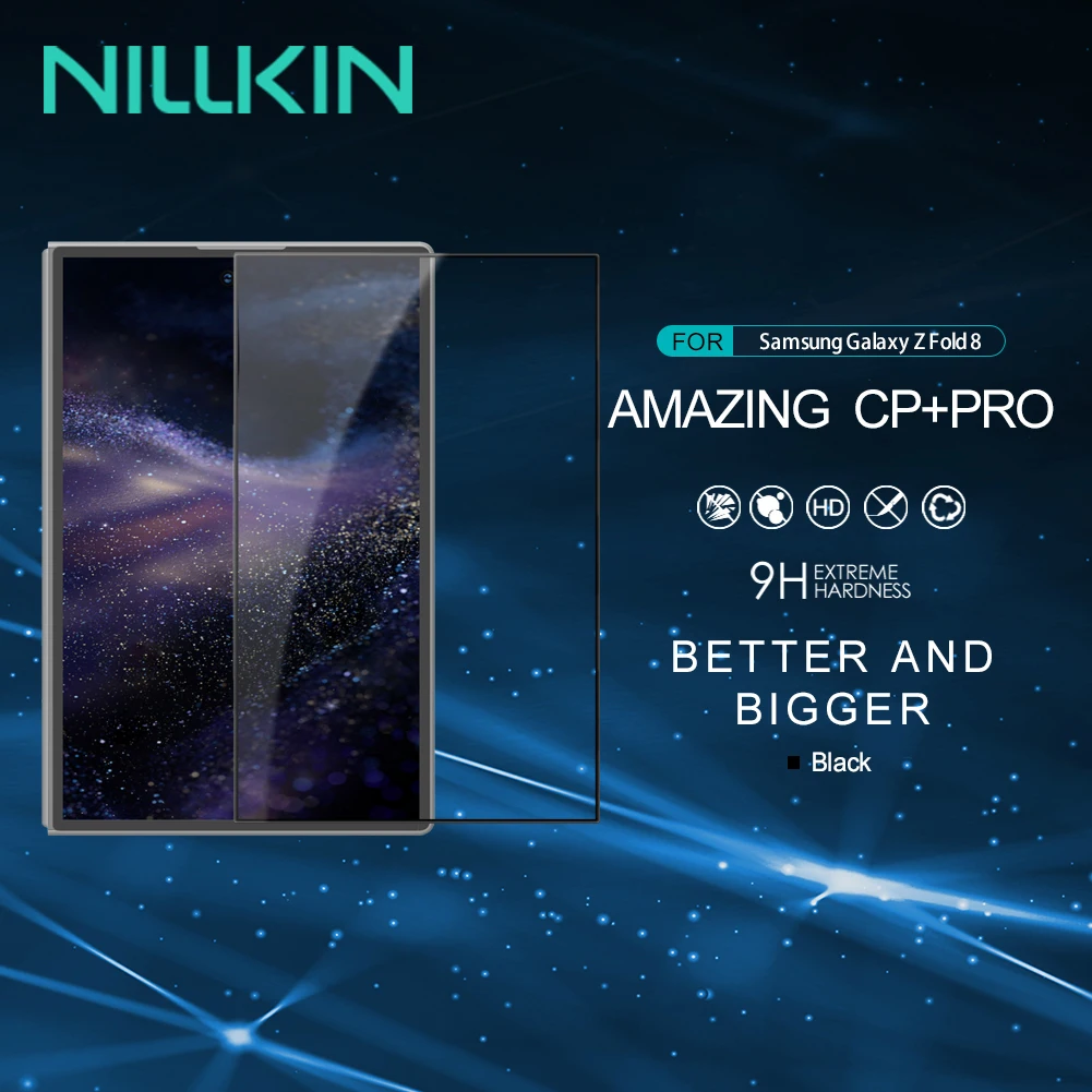 NillKin Para Samsung Galaxy Z Fold 8 CP+Pro Series Película Protetora de Tela de Vidro Temperado 9H Antiexplosão Fina 0.33mm