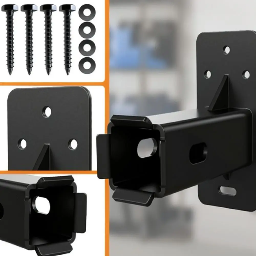 Wall Mounted Bicycle Holder Rack Carbon Steel Garage Storage Hanger For 2 Inch Receiver Hitch Space Saving Organizer