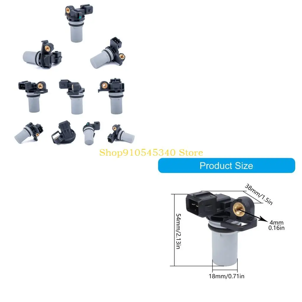 U2JA Crankshaft Position Sensor with Two Seal Components and Integrated Wiring Interface, for Driver-Side Installation on