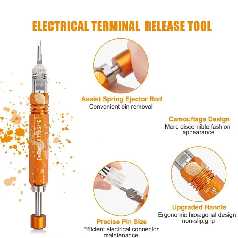 Retail Mini-Fit Jr Extraction Tool Molex Pin Release Tools DAP-D173/D120/D145 Ejector Rod Pin Extractor Terminal Pin Extractor