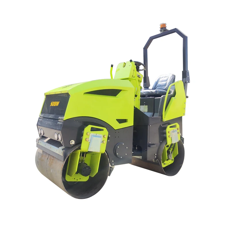SDBM Construction Machinery 2000kg Asphalt Road Roller Compactor 2ton 1.5ton 3ton 1ton Small Double Drum Vibratory Road Roller