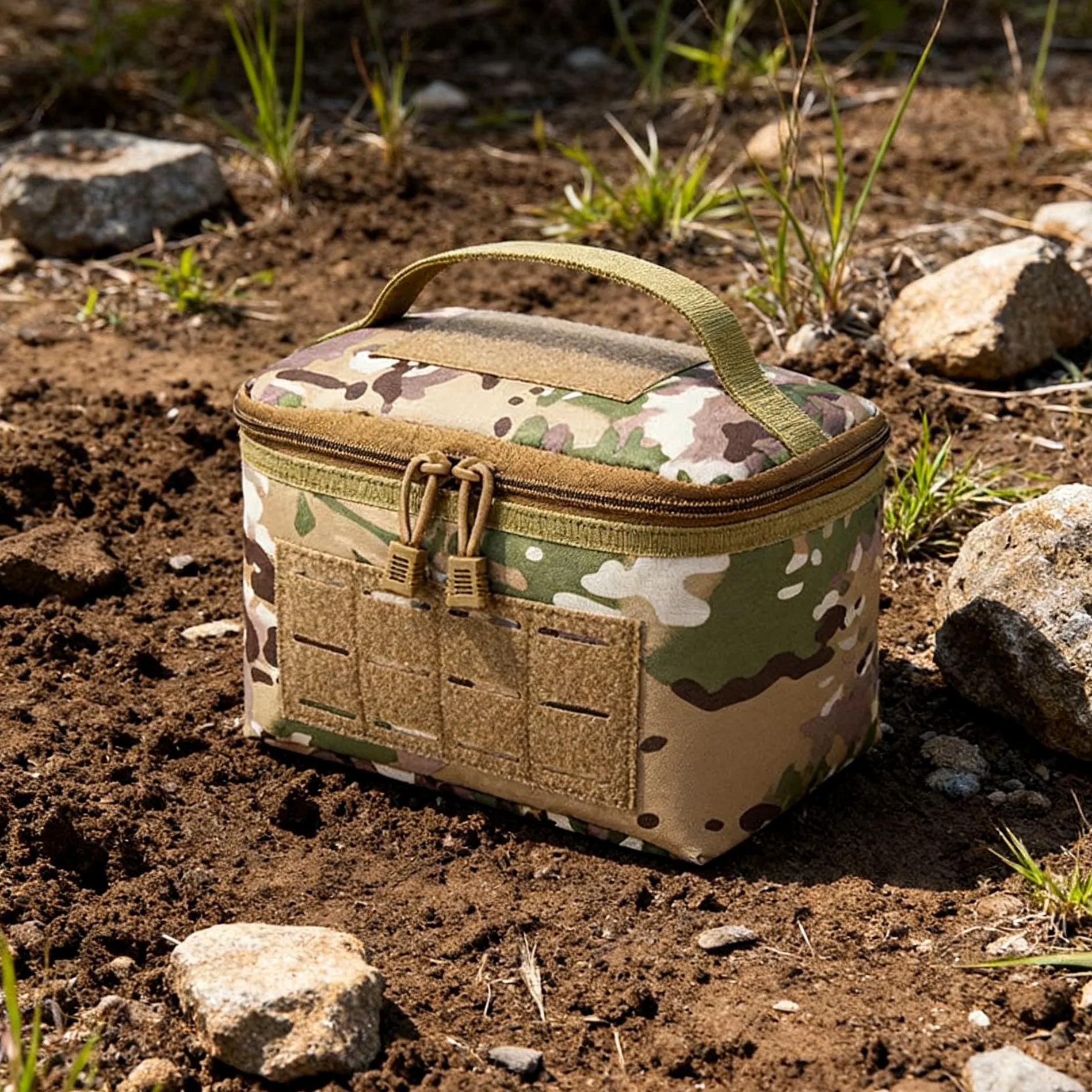 Hunting Rifle Case Hard Shell Portable Ammunition Box Rifle Rest Bag Outdoor Shooting Bullet Storage Case 9mm/5.56 Loader Bag