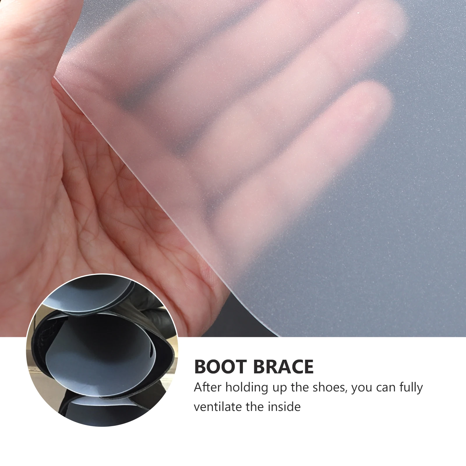 

Thigh-High Shaper Long Tube Boots Brace High Quality Plastic Boot Support Shoe Styling Bracket For Long Boots Clip White