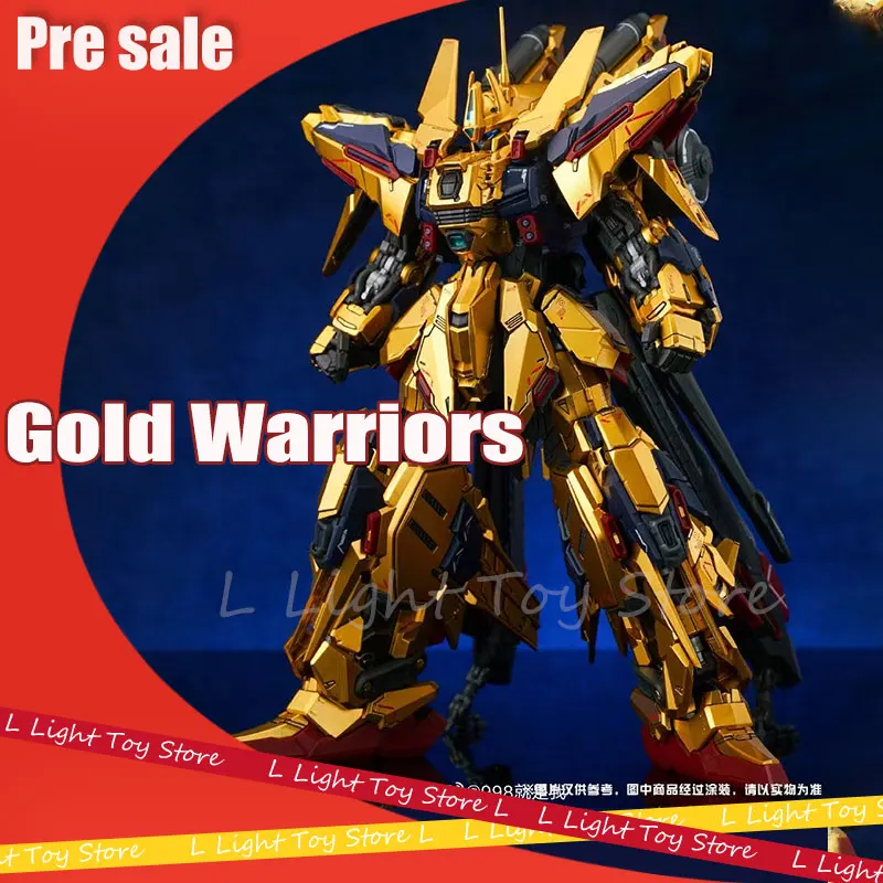 

Shenma Model 1/100 Golden Samurai Full Armor Form Alloy Frame Assembly Model Kit Anime Mecha Action Figure Collectible Boy Toy