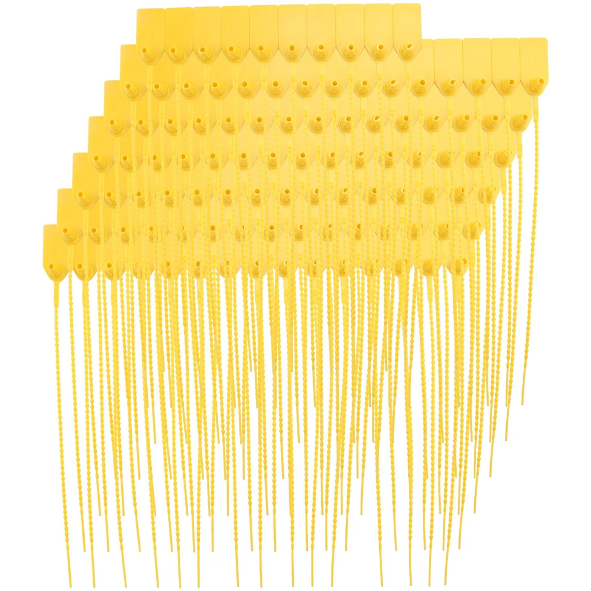 HOT 100 Plastic Tamper Seals, Numbered Zip Ties Tags,Disposable Self Locking Signage for ,Shipping,250mm E