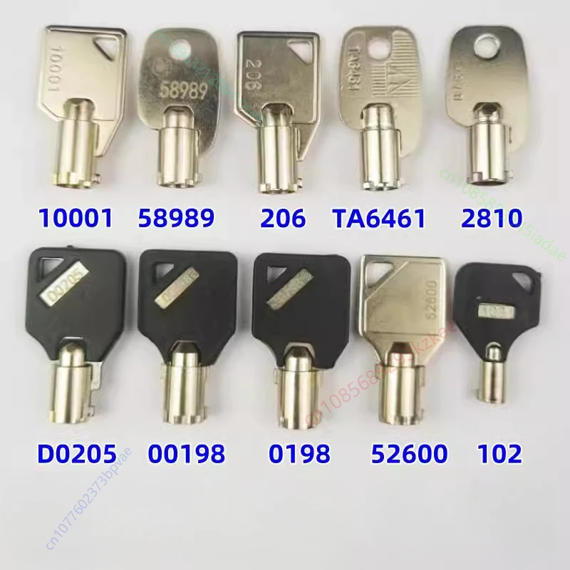 10Pcs Elevator Escalator General Key Thyssen Mitsubishi Otis KONE Toshiba Hitachi Base Station Lock Control Cabinet 206,207,210