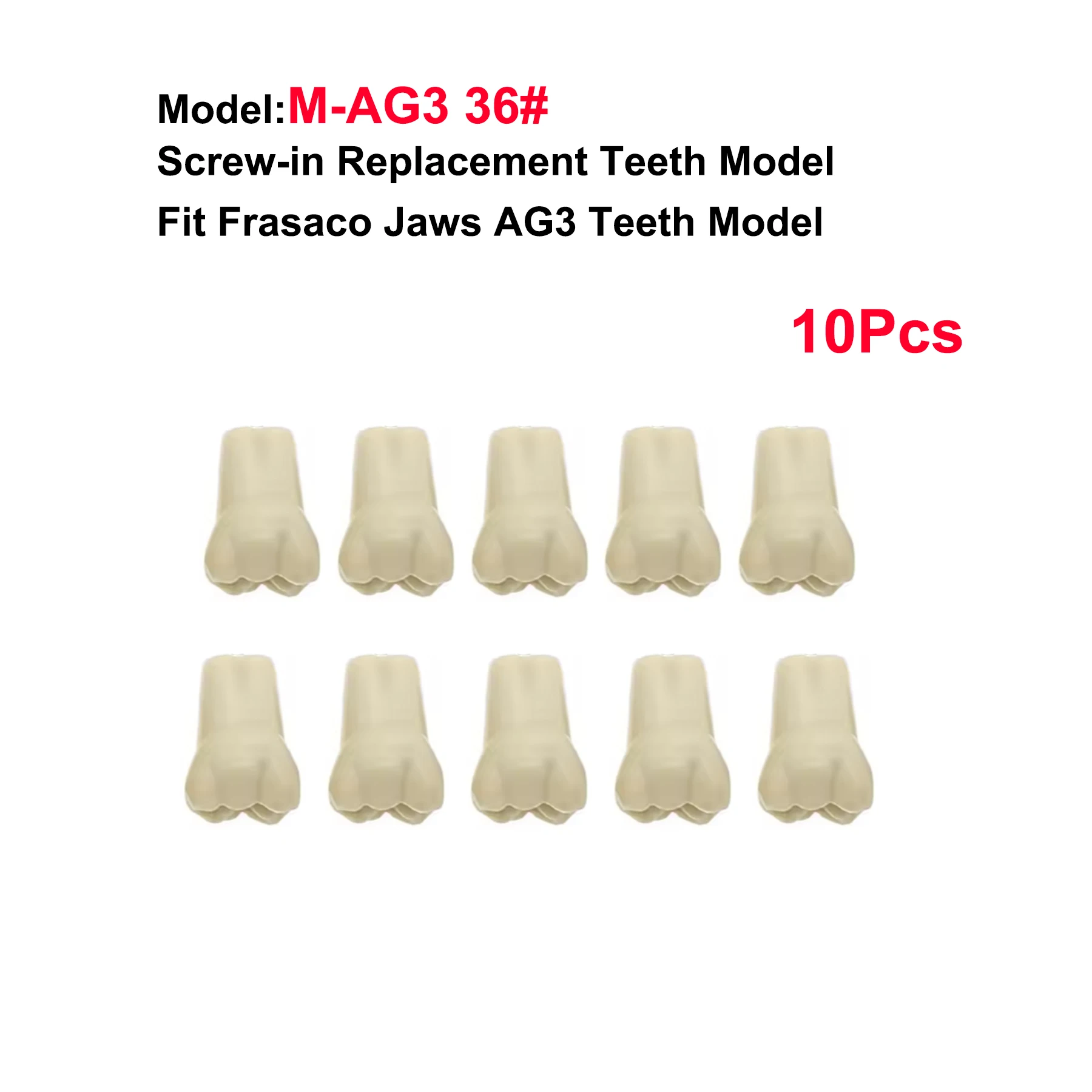 Fit Frasaco AG3 Typodont Tandheelkundige Tanden Model Volledige tanden 32 Stuks Schroef-in Praktijk Vullen Zachte Gom Gingivae tanden Training Teach