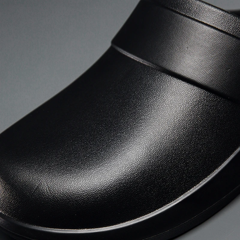 Men Waterproof Chef Shoes Non-slip and Oil-proof Kitchen Shoes Operating Room Slippers Summer Spring and Autumn Outdoor Clogs - view 2