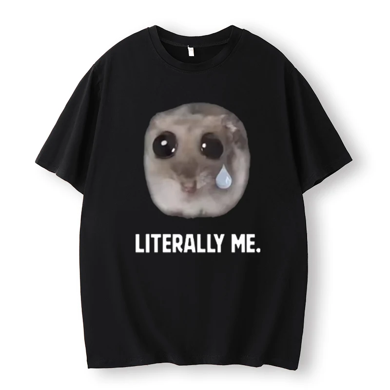 Sad Hamster Meme Shirt, Sad Hamster T Shirt,Tiktok Meme Shirt,Funny Memes,Crying Hamster Shirt,Viral Stupid Funny Hamster,Unisex