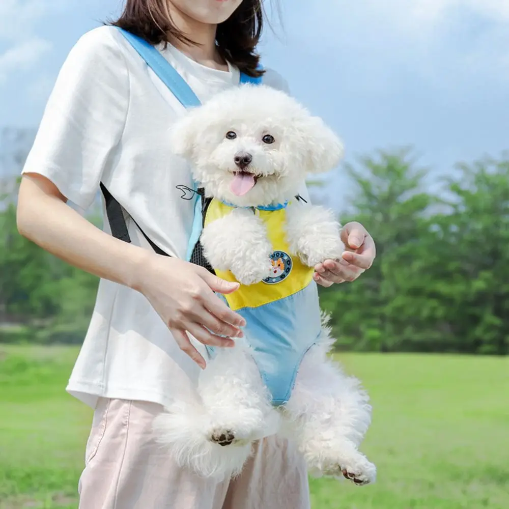 Dog Outdoor Portable Backpack Pet Carrying Backpack Breathable Dog Cat Front Chest Backpacks Small Medium Puppy Supplies