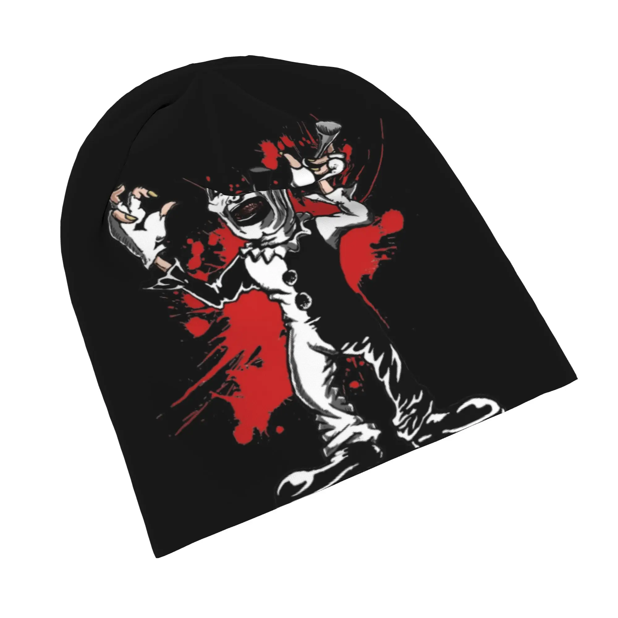 Terrifier Art The Clown Cap Horror Movie Autumn Winter Outdoor Skullies Beanies Hats Summer Warm Multifunction Bonnet Hats