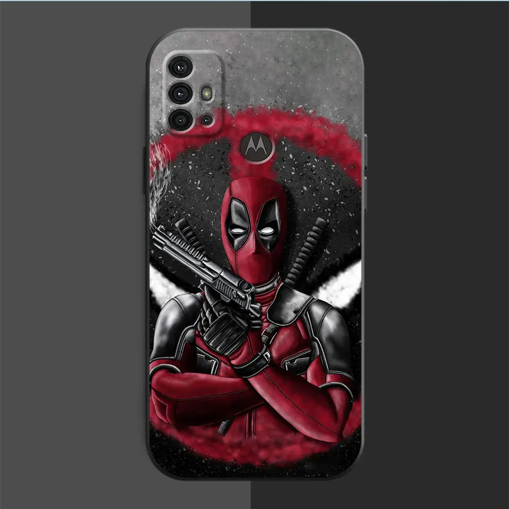 Case for Motorola Moto One Fusion Plus G200 5G G9 Plus Edge 40 Pro Edge 20 Pro Edge 30 Neo Avengers Marvel Deadpool Cover