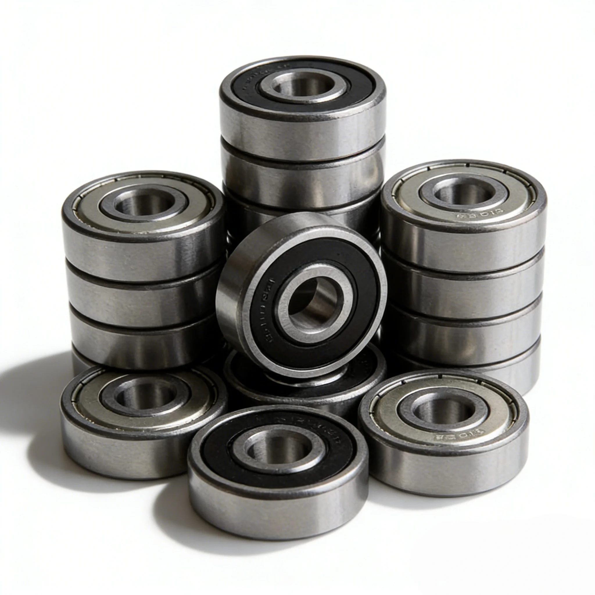 4Pcs Rubber Sealed Miniature Ball Bearings Kit 2x6x3 5x8x2.5 4x10x4 5x10x4 5x11x4 6x12x4 12x18x4mm For RC Car Toy Model