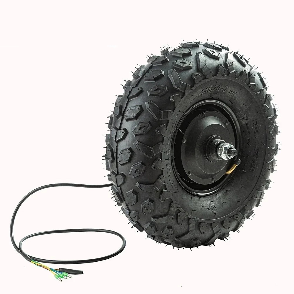24v36v48v 350w-500w 14.5 Inch Single Shaft Double Shaft Geared Electric Wheelbarrow Hub Motor