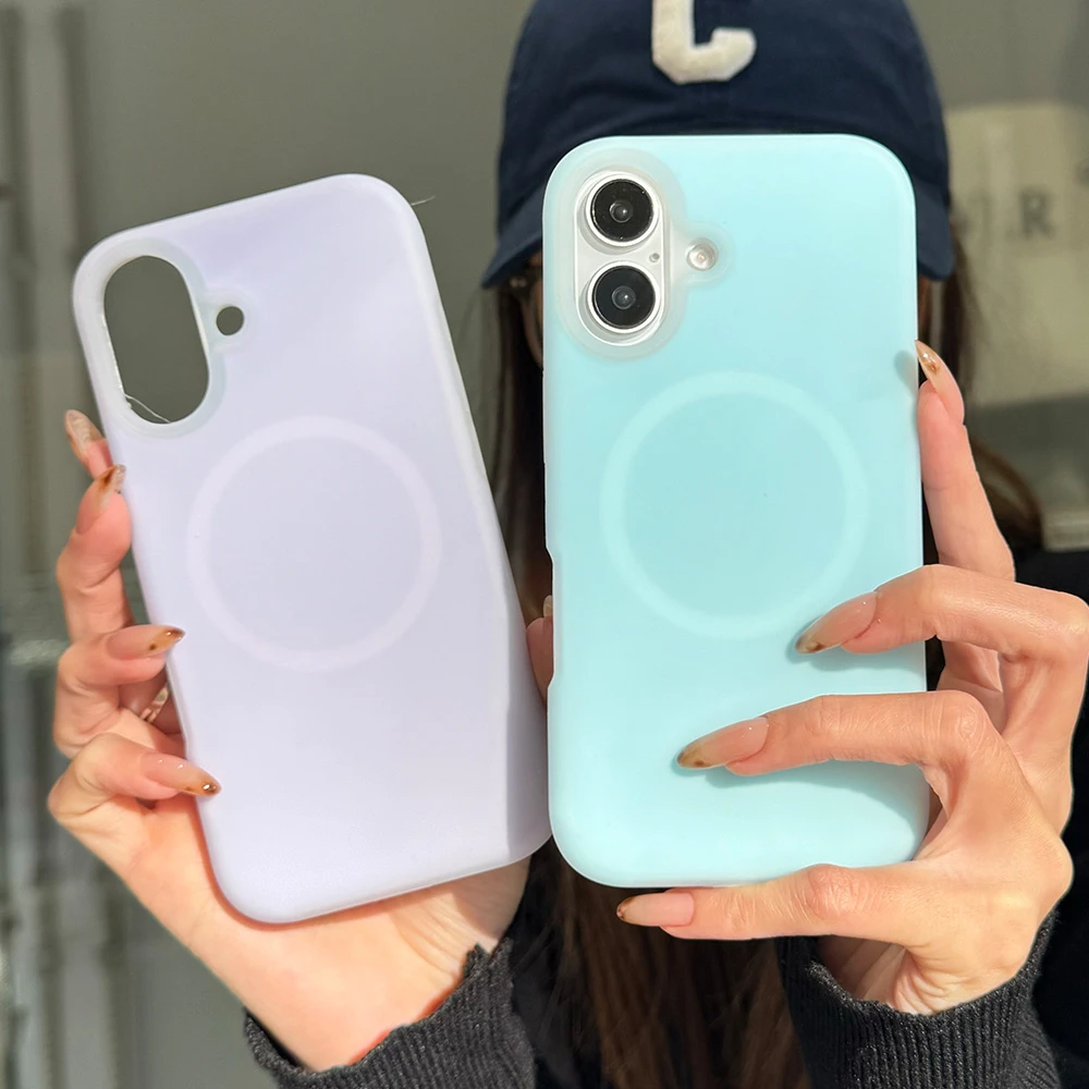 Vloeibare Siliconen Candy Jelly Voor Magsafe Magnetische Case Voor iPhone 17 12 13 14 15 16 Pro Max Plus dikker Schokbestendige Bumper Cover