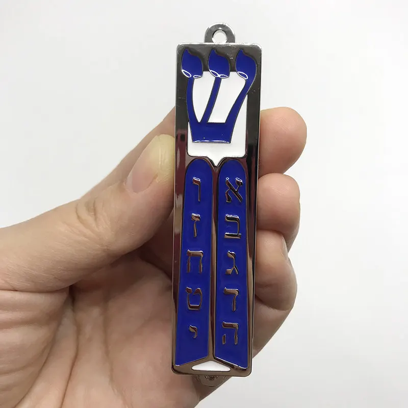 Mezuzah Case with Hebrew Shin Symbol Handcrafted Mezuzah Case for Door Decoration Mezuza Jewish Religious Judaica Celebration