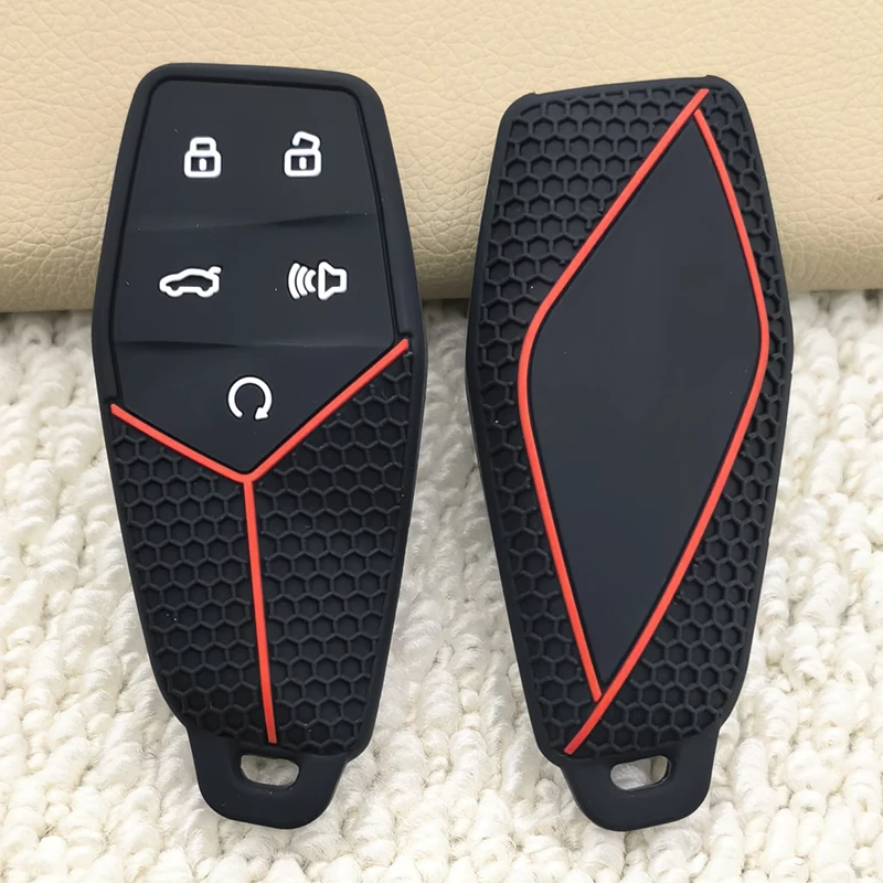 Silikon-Autoschlüsselhülle für MG New One Spezielle Schutzhülle mit Schnalle MG ONE 22-23 MG One Spezielle Schutzhülle mit Schnalle