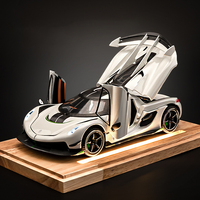 Simulation 1:24 Jesko Car Model Alloy Car Model Sports Car Children's Toy Car Collection Ornaments Boy Birthday Gifts