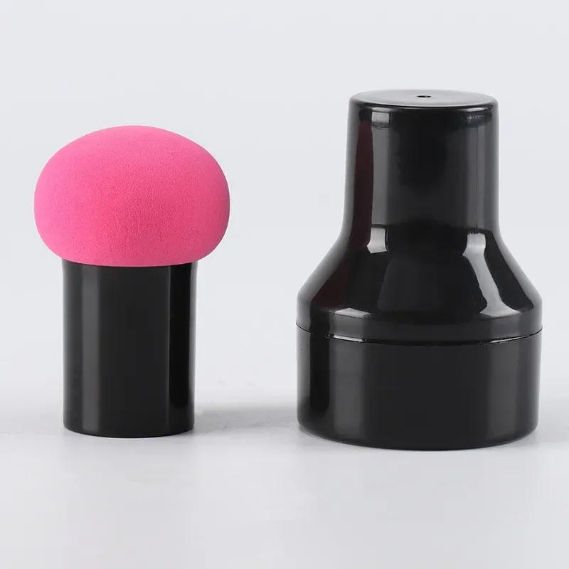 여성용 메이크업 도구 - 메이크업 블렌더, 화장품 퍼프, 수납함이 포함된 파운데이션 파우더 스펀지
