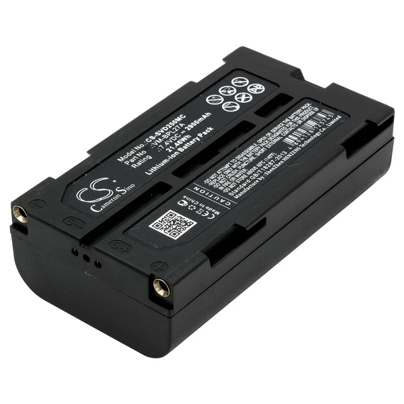 Li-ion Camera Battery for Hitachi, RCA, JVC,Proscan, Panasonic, Fuji,   7.4V, 2900mAh, Compatible Models: CC8251,VM-D865,GR-DVM1