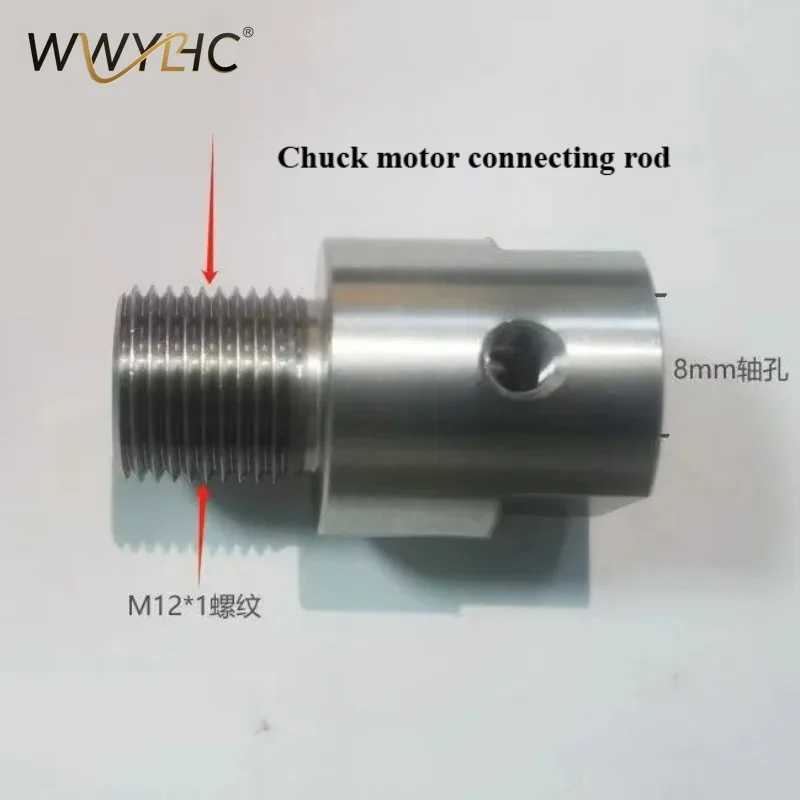 

3-Jaw Chuck Stainless Steel Adapter Rod - High Precision, Bench Drill Accessory for Motors, Electric Drills & Bench Grinders