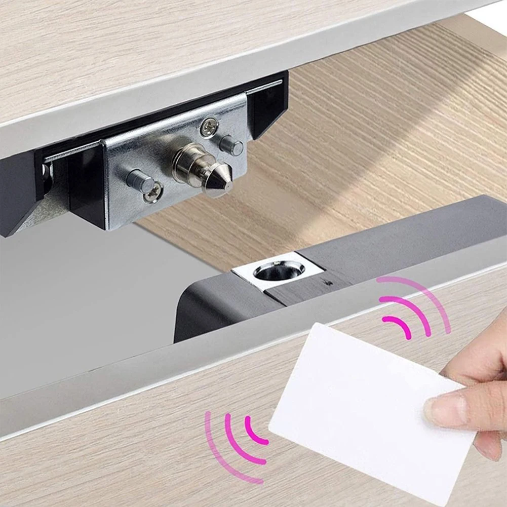 

Upgrade Your Security With The IC RFID Card Invisible Inner Electric Cabinet DIY Wooden Cabinet Door Locks