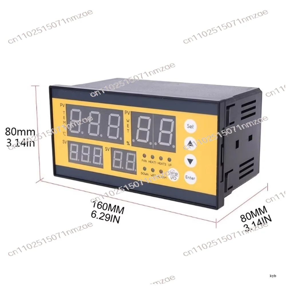 

Автоматический интеллектуальный прецизионный контроллер температуры и влажности инкубатора