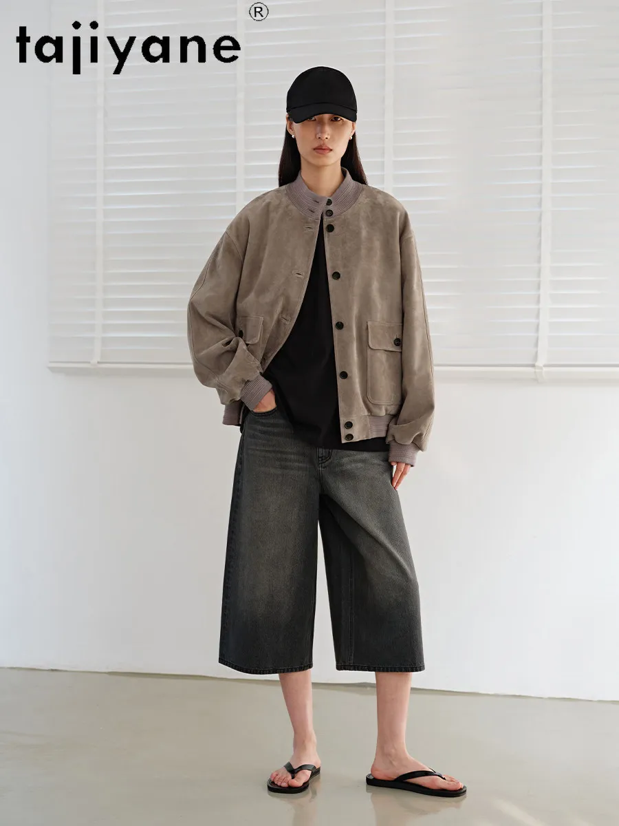 TAJIYANE 100% Real Sheepskin Jackets Women Old Money Style Coat Premium Genuine Leather Jacket Spring Woman Clothes 2026 가죽자켓 여성