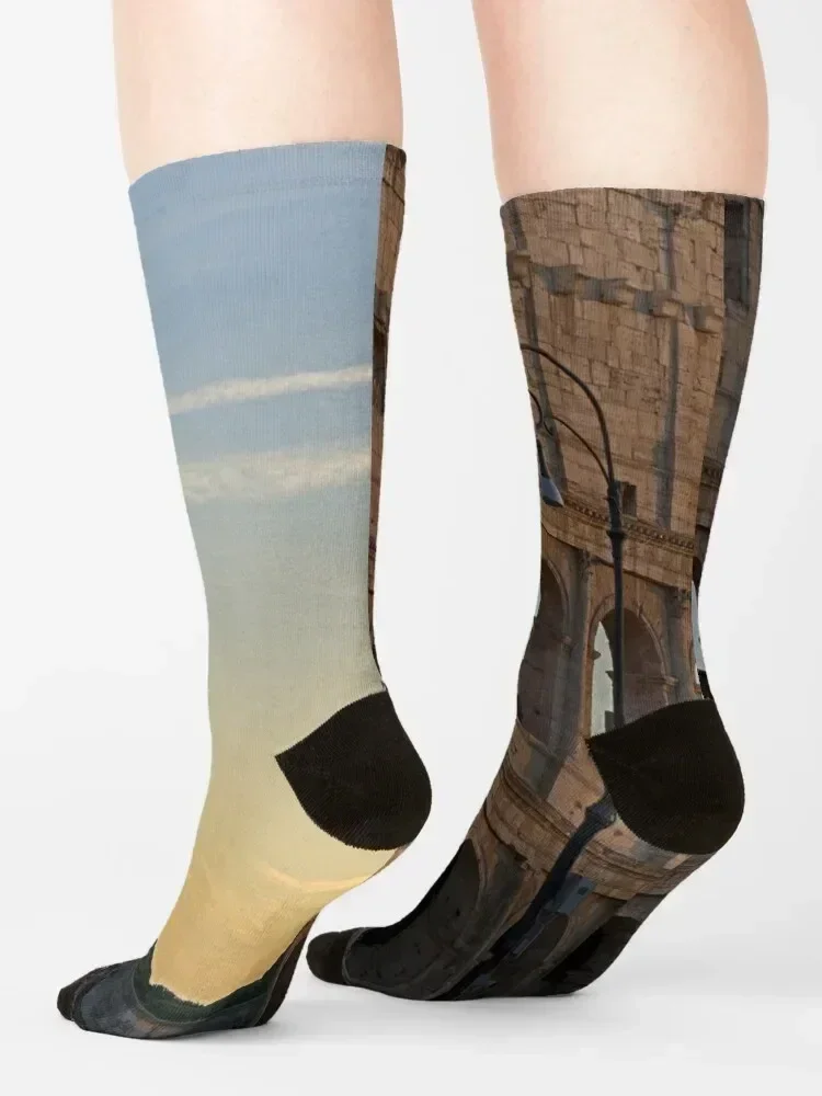Sunset in rome Socks compression kids luxe Crossfit Men Socks Luxury Brand Women's
