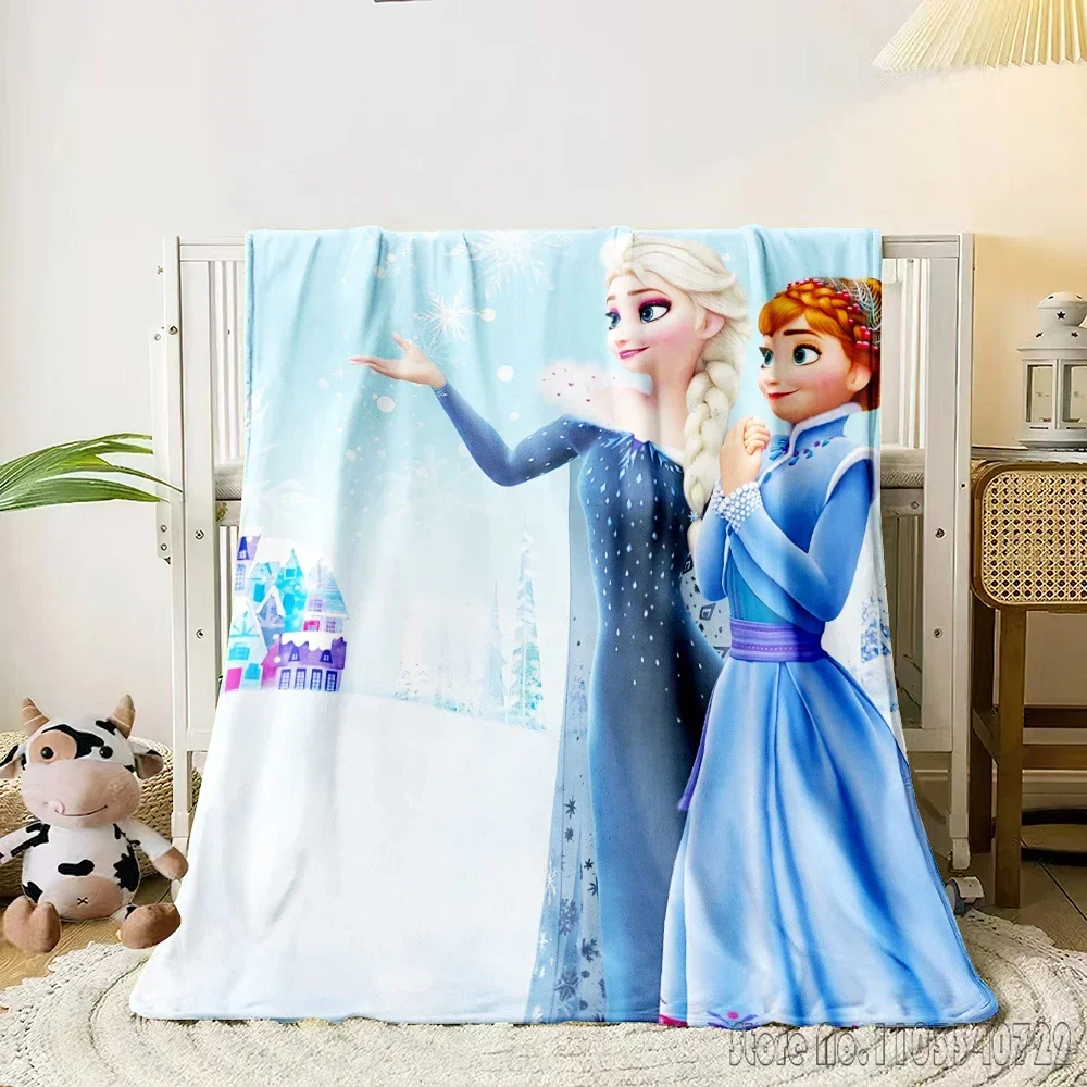 Frozen Art Blanket.cute Seasonal blankets. Used for sofas, beds, living rooms, travel picnics, blankets, gifts, thin blankets