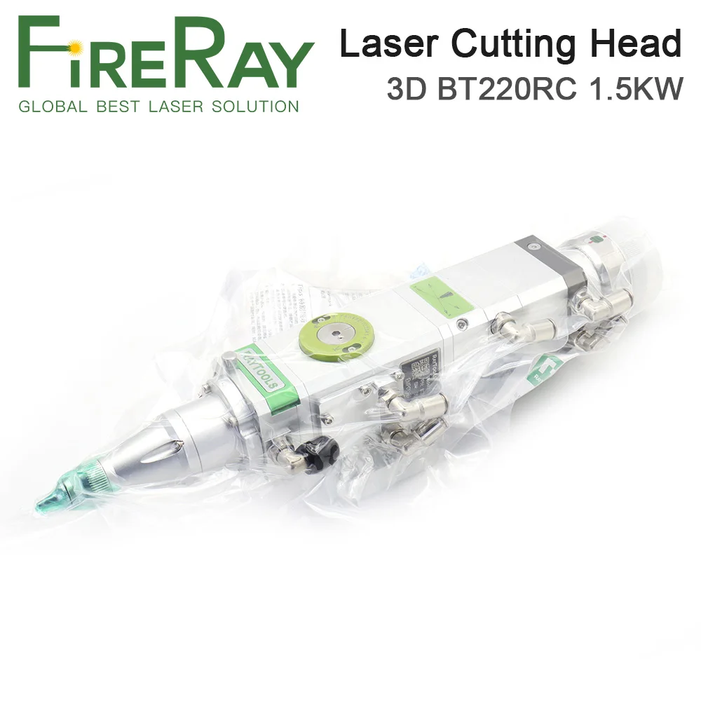 FireRay Raytools BT220RC Motorized Slider 3D Laser Cutting Head BT220 with External Z Axis for Fiber Laser Cutting Machine