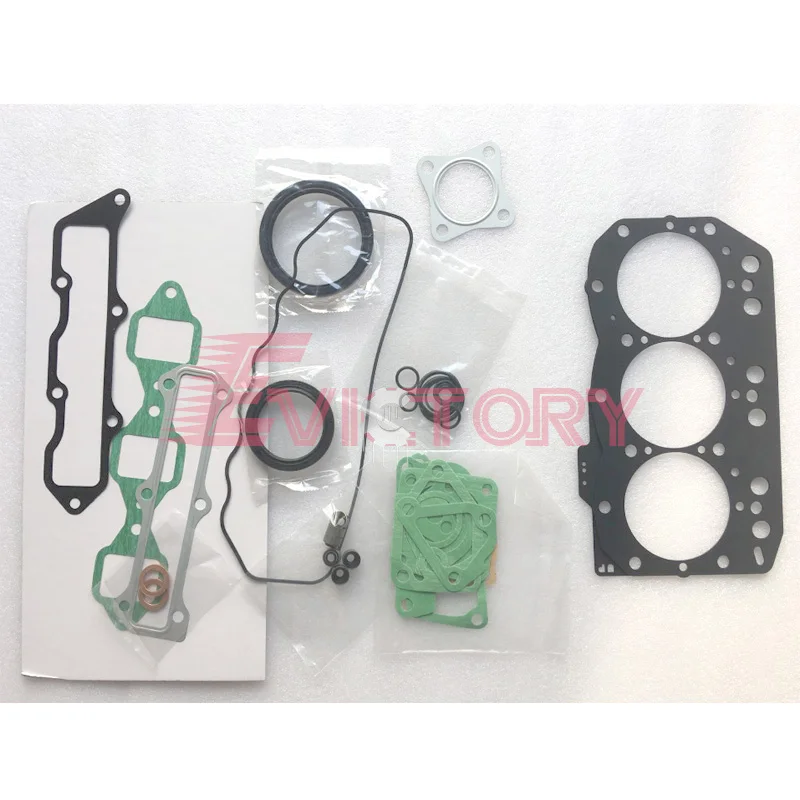 For Yanmar 3TNE82 3TNE82A rebuild overhaul kit piston + ring + cylinder gasket