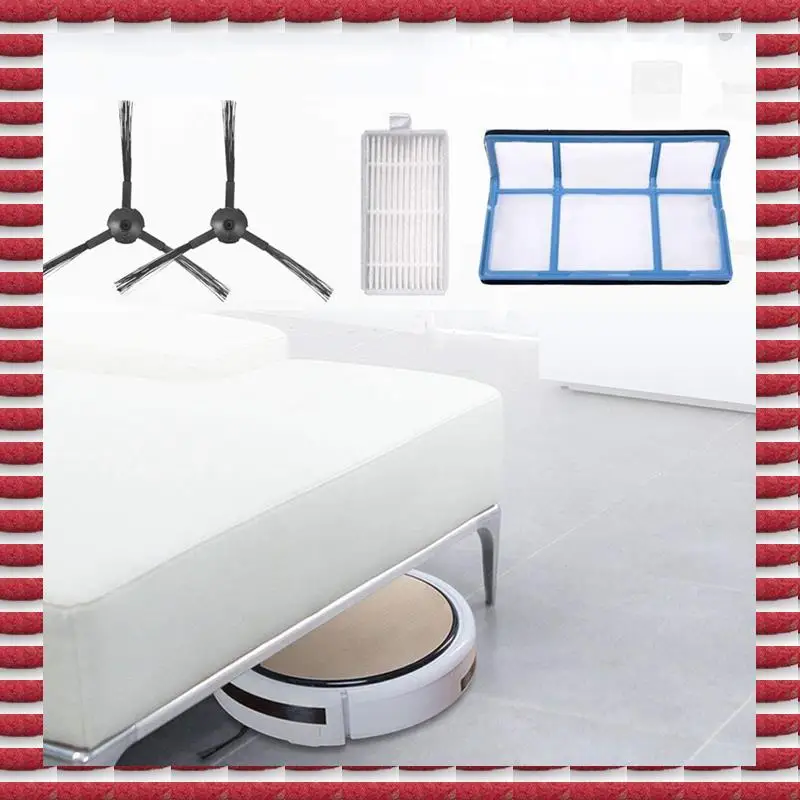 A97G Replacement For ILIFE V3 V3S V5 V5S V5S Pro Robot Vacuum Cleaner,3X Primary Filter+9X Filters+18X Side Brushes