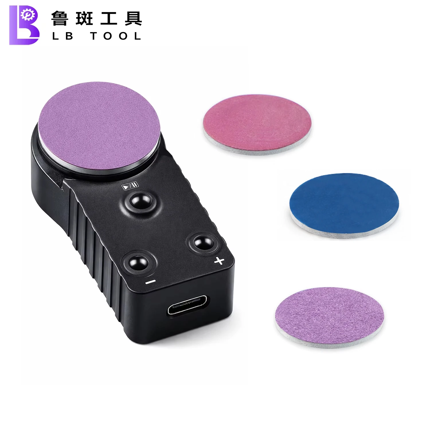 LB TOOL M25 mini 25mm Sanding Disc Set 120 240 400 Grit Round Polishing Pad For M25 mini Polisher Sanding Disc Replacement