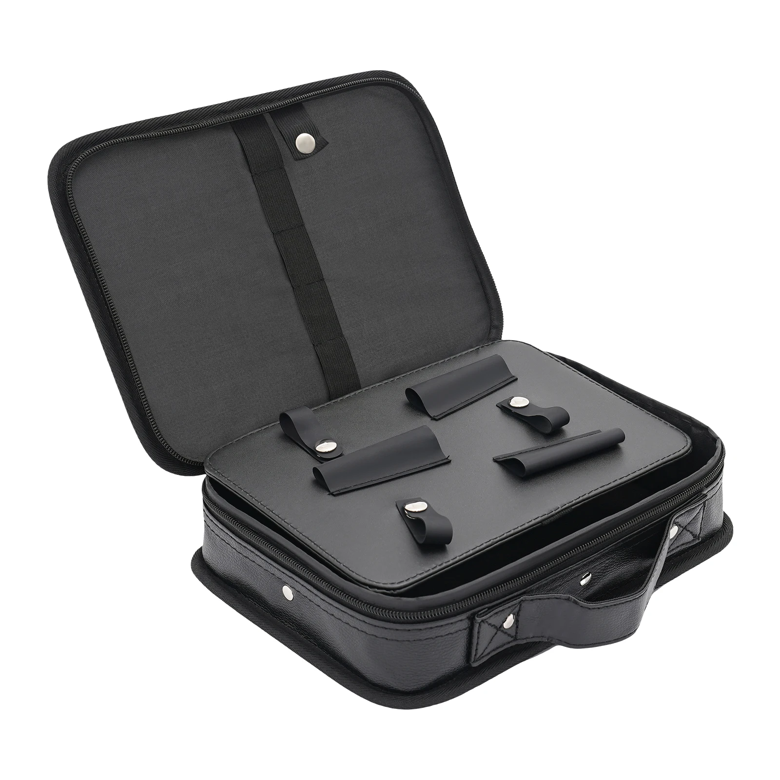 Tragbare Friseurtasche, große Handtasche für Friseure, wasserdichtes PU-Oxford-Gewebe, ideal für den täglichen Gebrauch, Reisen und Geschäftsreisen. – Detail 11