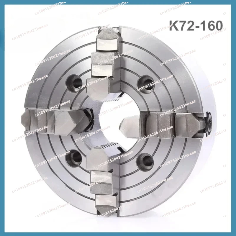 Suitable for 160 manual lathe chuck/4-Jaw Independent Chuck，K72-80 4 jaw chuck