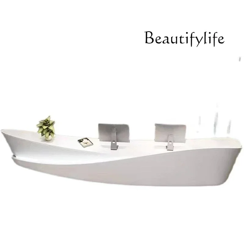X36 Simple Modern Company Front Desk Creative Alien High-end Hotel Checkout Page