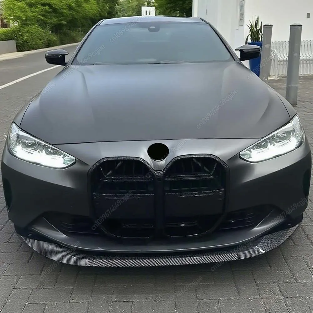 

MP Style Car Front Bumper Splitter Lip Diffuser Gloss Black Kits For BMW 4 Series G22 G23 M-Sport 2020-2024+ 2-Door Coupe/Cabrio