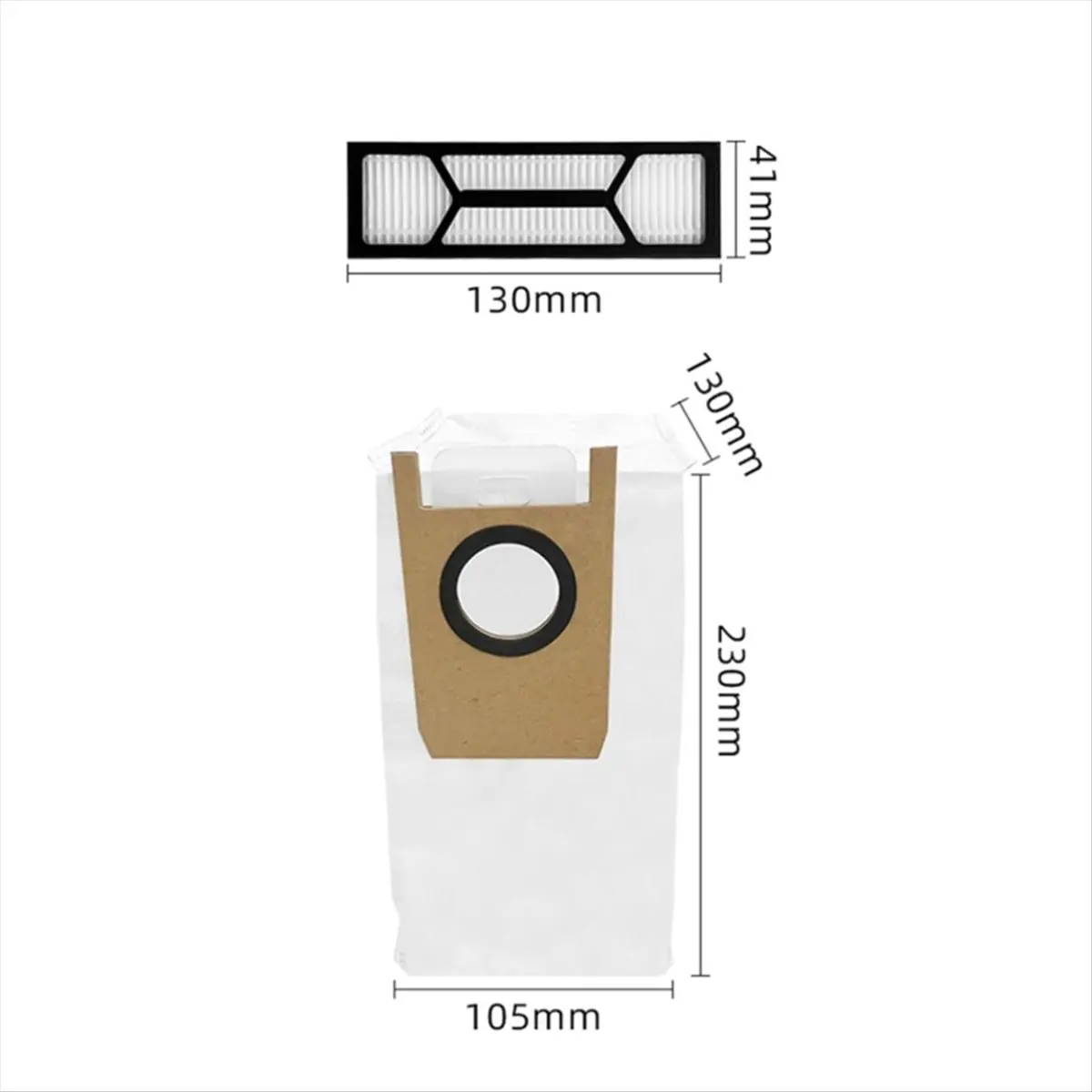 SHIP WITHIN 24 HOURS For S1 Pro Self Emptying Robot Vacuum 4xHEPA Filter 4xDust Bag Ultra Accessories