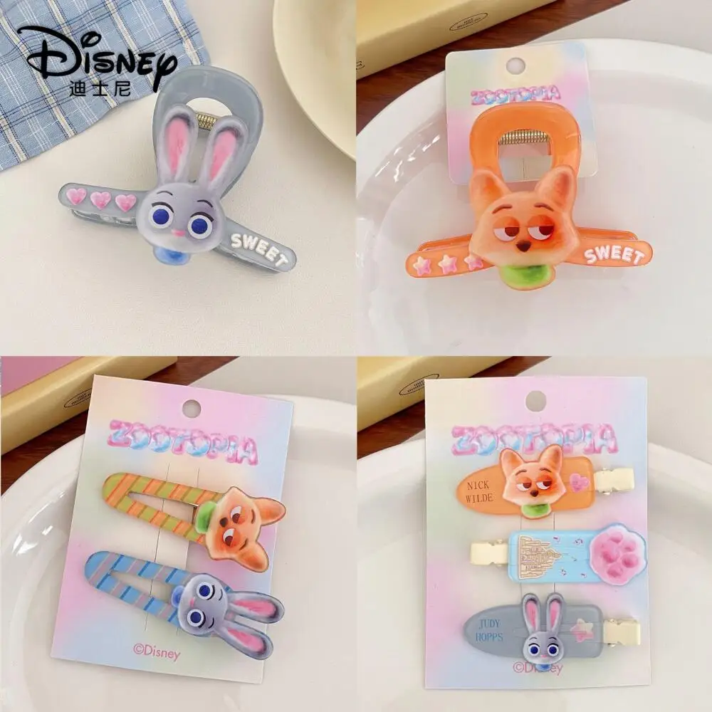 

Disney Zootopia Judith Hopps Nick Wilde Заколка для волос Заколка для волос Заколка для волос Зажим для челки Зажим для головных уборов Сумка Украшение одежды Подарок для девочки