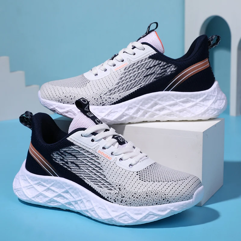 

Mens Sports Shoes New Fashion Classic Casual Comfortable Mesh Daily Outdoor Non Slip Soft Sole Tennis Fitness Sneakers for Women